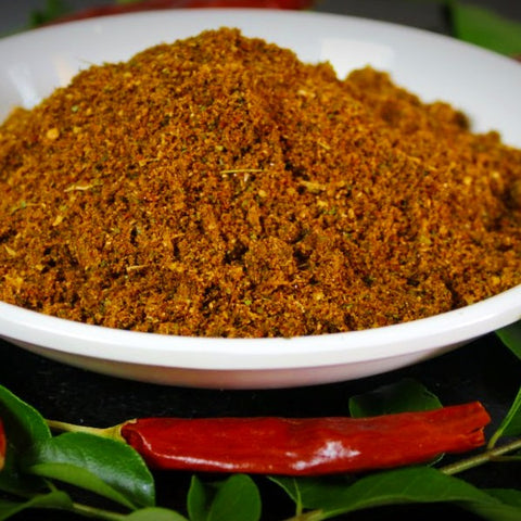 Karivepaku karam podi (Curry leaf powder) - sanathana organic farms